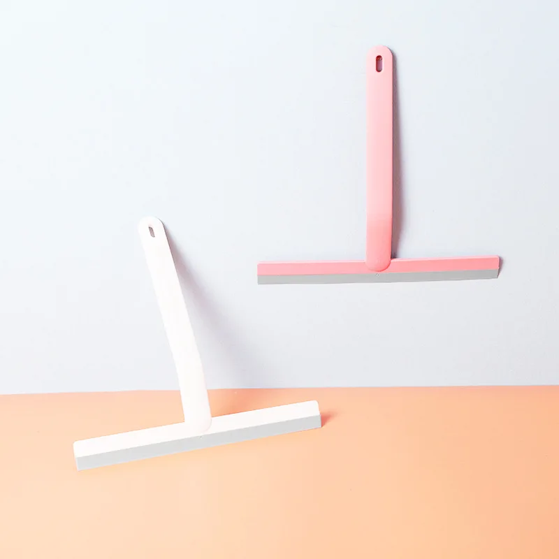 Water scraper glass bathroom floor soft rubber office and household wiper Silicon car home window cleaner squeegee manufacturer