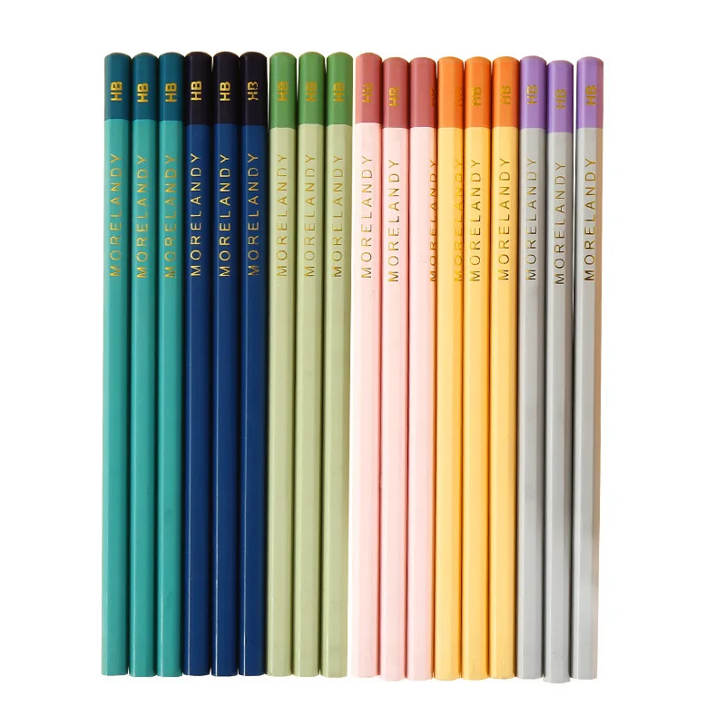 Стандартные цветные карандаши Eurolucky на заказ, шестиугольные карандаши HB для детей