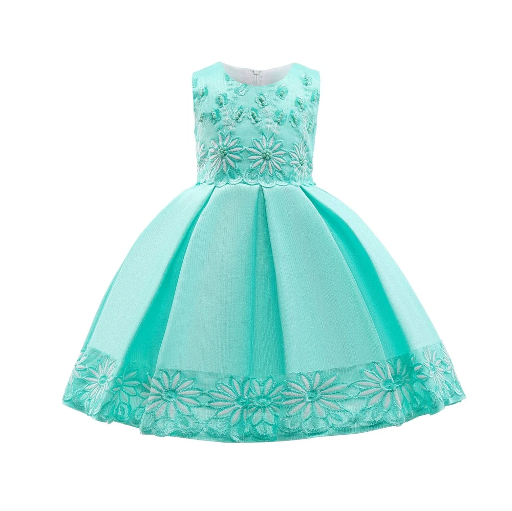 Летние свадебные платья для девочек 2-12 лет детское праздничное платье с цветами Прямая поставка 2022