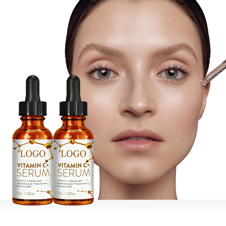 Private Label Custom 30ml Skin Care Serum Niacinamide Retinol Moisturizing Hyaluronic Acid Serum Whitening Vitamin C Serum