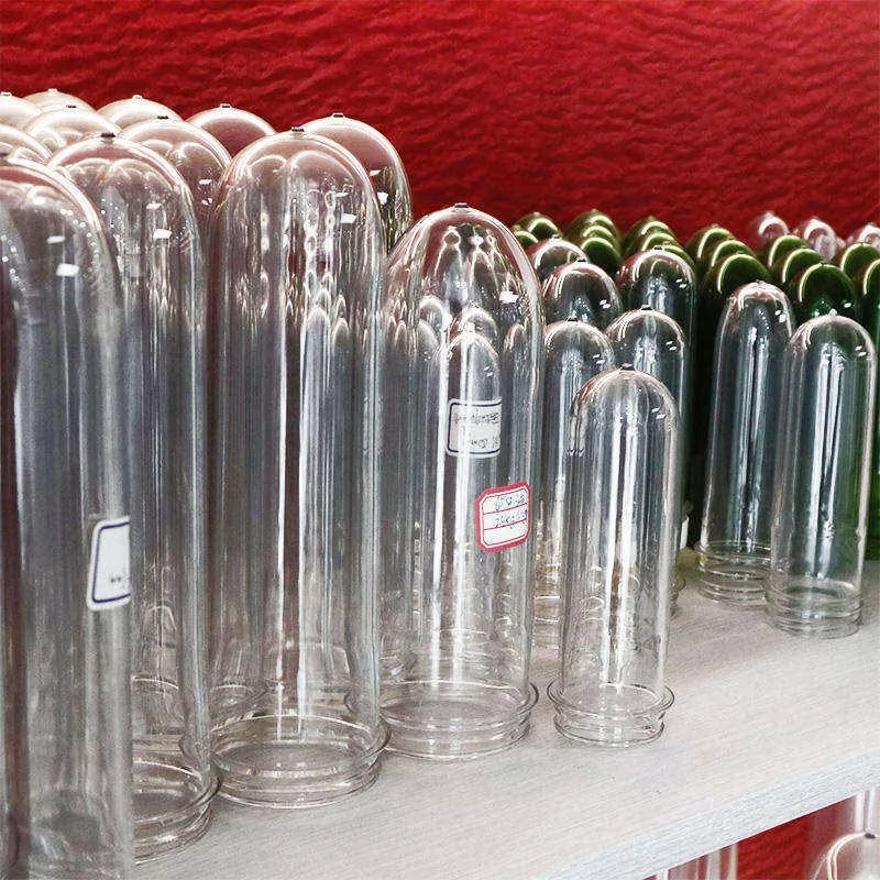 Custom small volume preform 28mm 30mm 38mm 46mm 48mm plastic transparent PET Preform 30/25 To Make Plastic Water Bottles