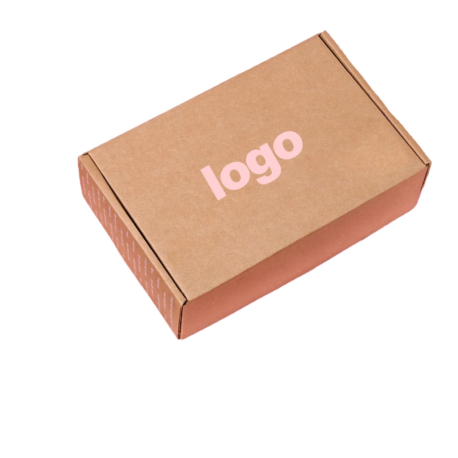 Eco Friendly Durable Natural Custom Logo Pack Folding Shipping Mailing Kraft Paper Carton Mailer Box