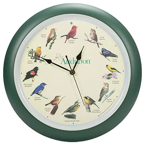 animal sound wall clock with cat sound and bird sound clock