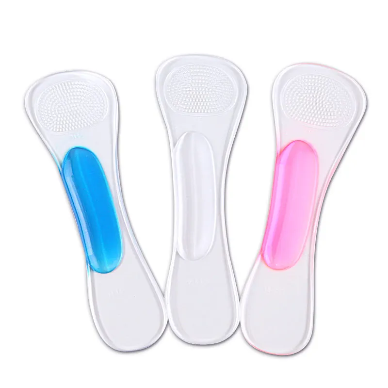 Non-Slip Women Gel 3/4 length Arch Support Anti-slip Massaging Metatarsal Cushion Orthopedic Insoles for High Heels Shoes Pad