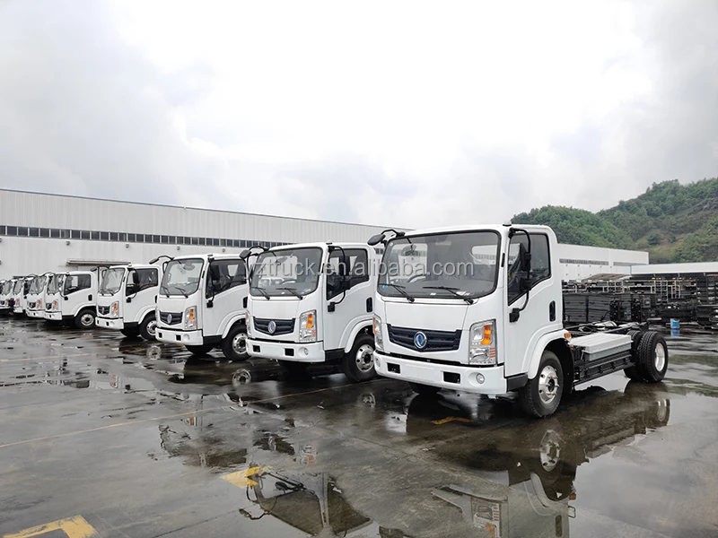New Energy Pure Electric Truck Cargo 3/5Ton Green Electric Truck Chassis For Sale