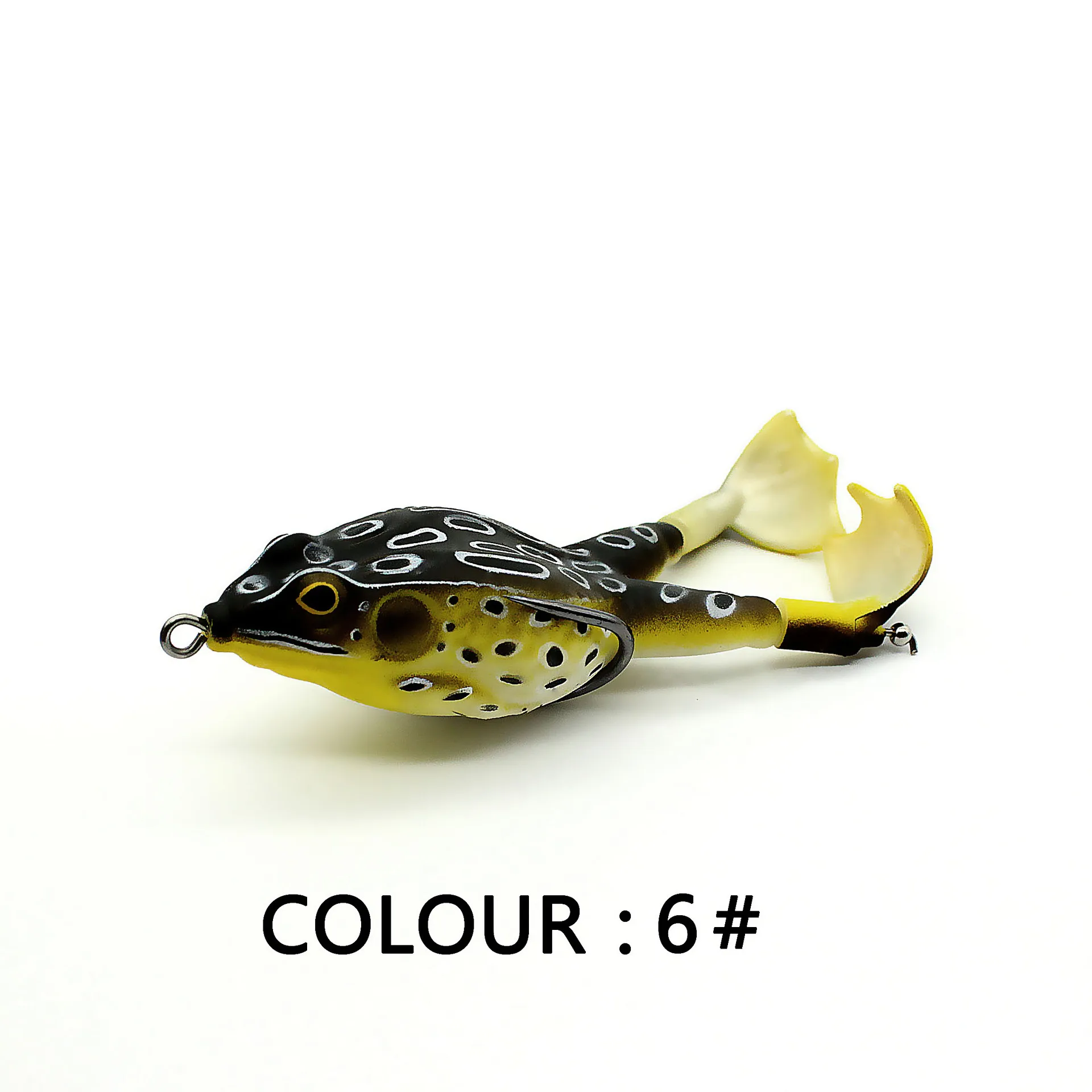New style 75mm 90mm 100mm rotary leg soft frog bait whopper plopper Fishing Topwater  frog Lure with best price