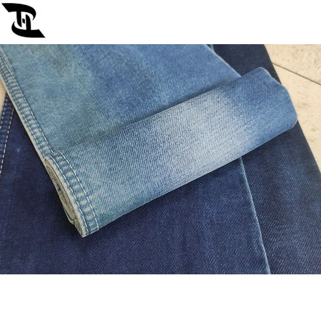 High stretch thick denim fabric with spandex 390gsm YH1689
