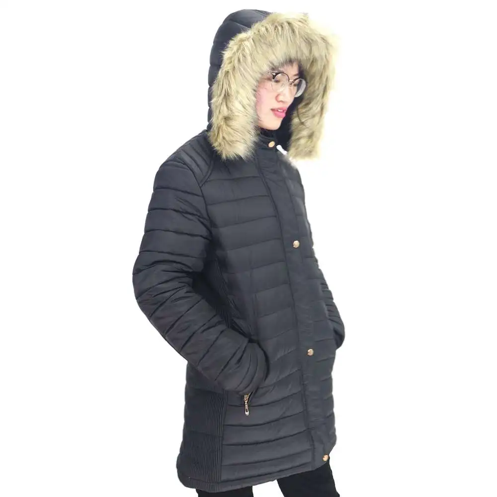 Winter Appeal Nylon Jackets Fashion long Ladies Bubble Custom Puffer Jacket