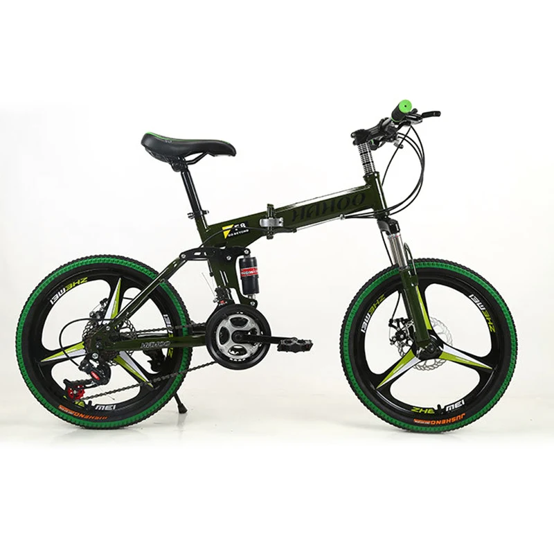 GIZABOSS Mountain derailleur bikes Steel frame 24 speed 20/24/26-inches MTB bicycle 3-knife integrated Wheelset Soft-tail Frame