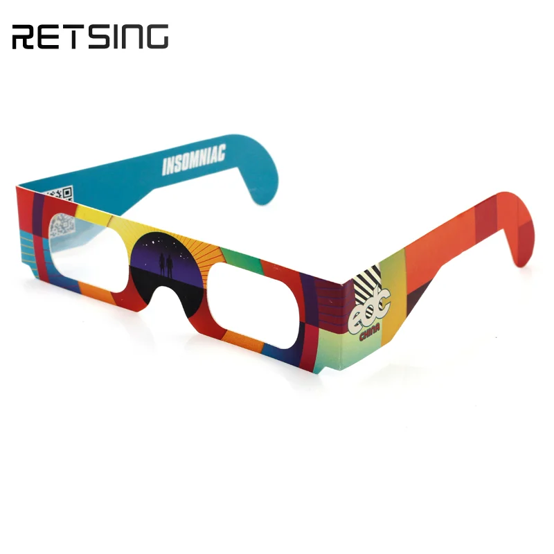 3d очки с рождественской рассеивающей печатью на заказ