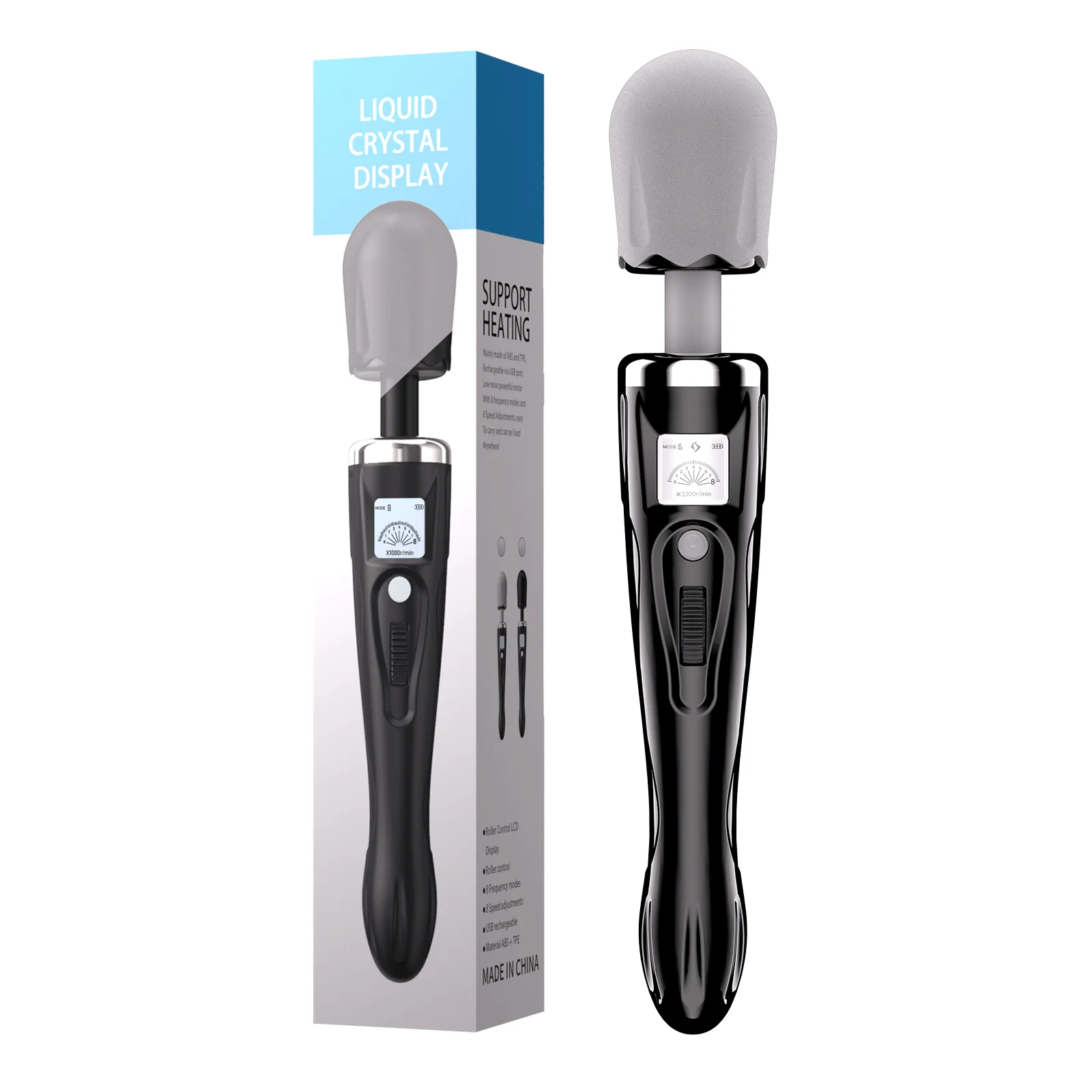 New arrival hot sale customized OEM branded big size strong vibrating women vaginal clitoris stimulator AV wand vibrator sex toy