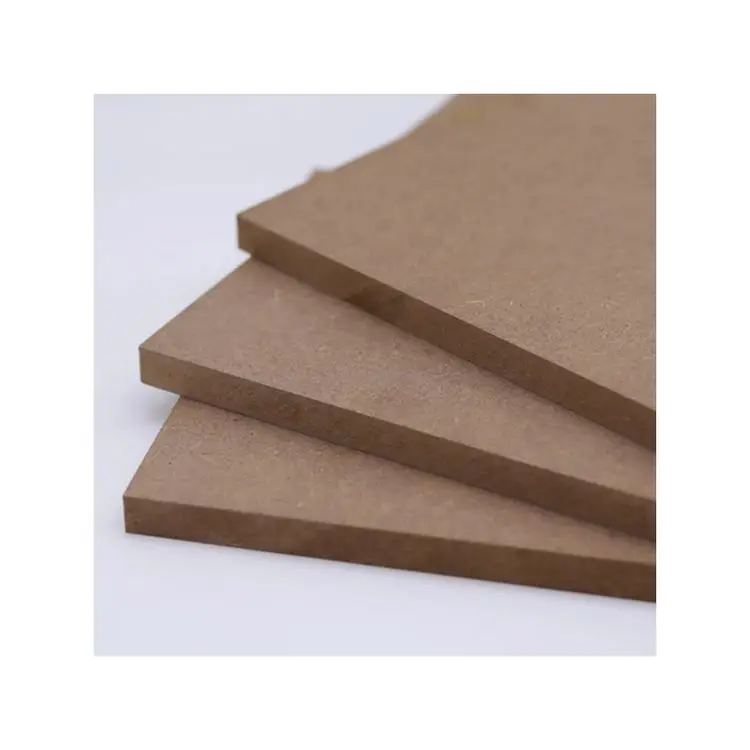 Customized Moisture-Proof Plain MDF Board Available in 12mm 15mm 18mm with Competitive Price and Multiple Thicknesses