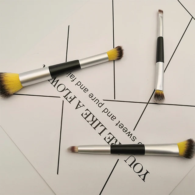 3 PCS double ended travel brush makeup brush