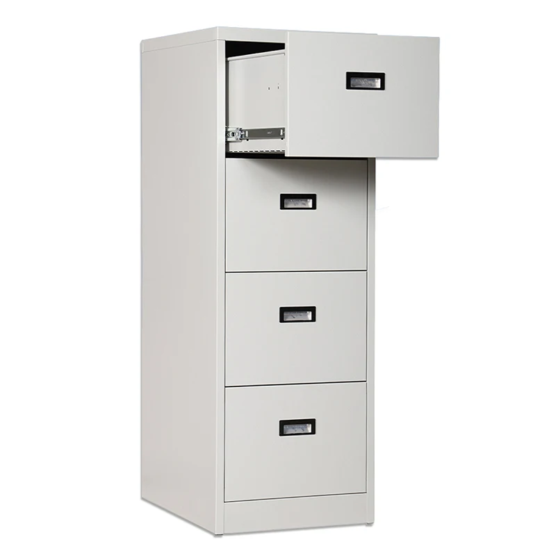 Low Price Office Furniture Durable Metal Four Drawer Vertical Filing Cabinet