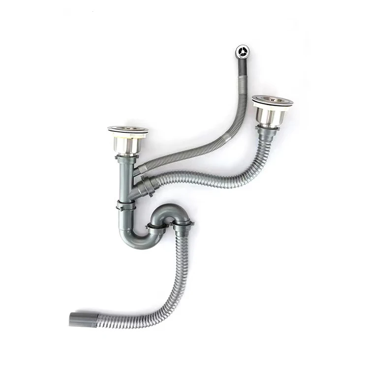 Cheap factory price Plastic Flexible Sink Hose Drain Sink Strainer Drain kichen sink accessories