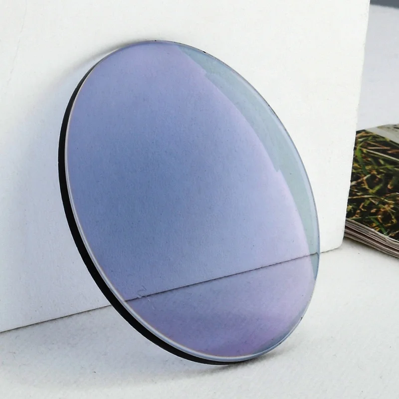 Optical Cylindrical Prism Photochromic Progressive Blue Cut HMC Eye Glasses Lens Made of Resin