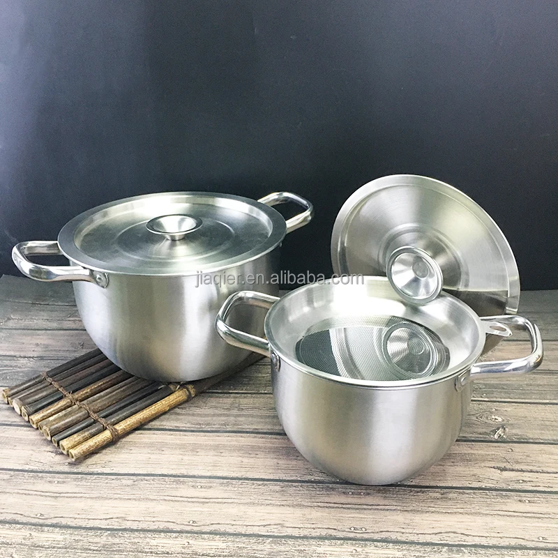 304 stainless steel with cover and strainer oil basin Kitchen oil tank oil pot