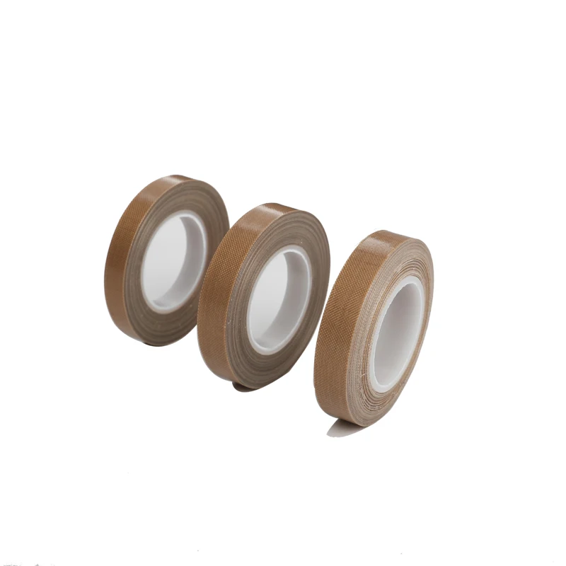 Heat Resistant PTFE Fiberglass Cloth Tape PTFE Coated Glass Adhesive Tapes