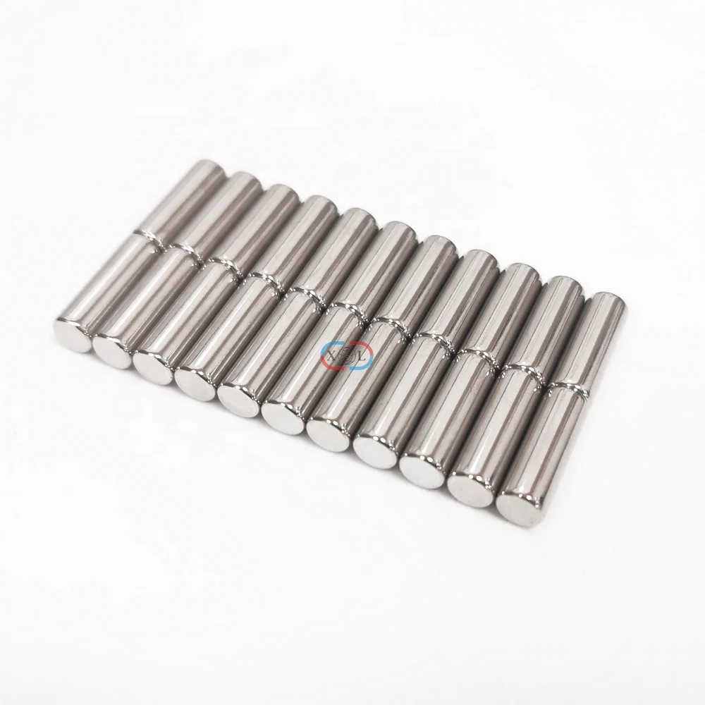 Cylinder Neodymium Magnet 5x15 mm Nickel Plated disc magnets cylindrical round NdFeB magnet rod magnetic material
