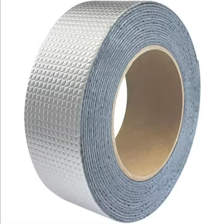 Self-adhesive Butyl Waterproof Tape Housing Leak-proof Tape Sliver Masking for Roof High Quality Strong Aluminium Foil Acrylic