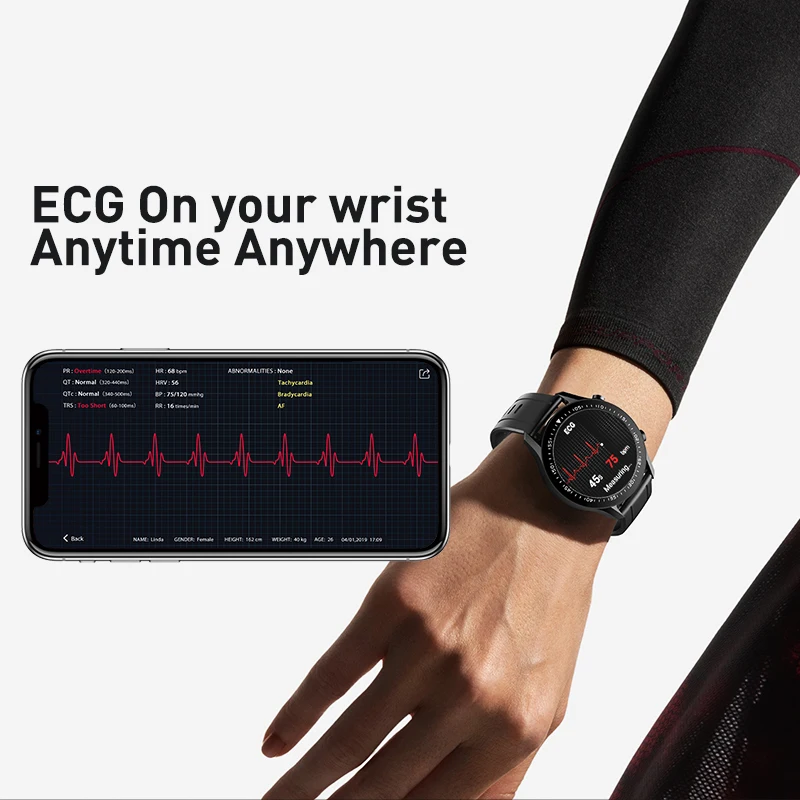 ECG Smart Watch Customized Watch Face Blood Oxygen Reloj Amoled Smart Watch With Camera