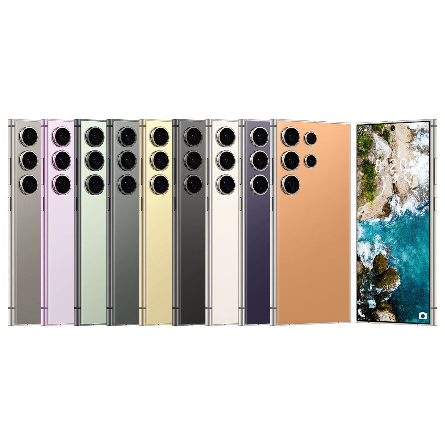 Galaxy 2024 Original s24 Ultra 5G Smartphone unlocked Octa Core CPU French Operating Languages Cellular CDMA 16+1TB Gaming Phone