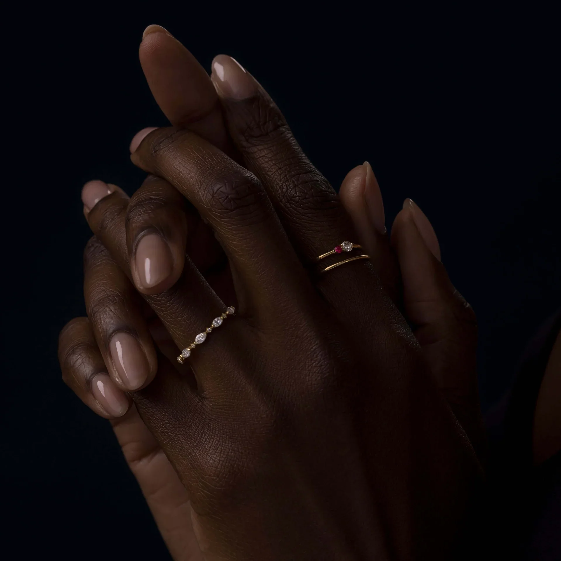 Original 925 Sterling Silver Jewelry Bulk Diamond Birthstone Stacking Ring For Girl