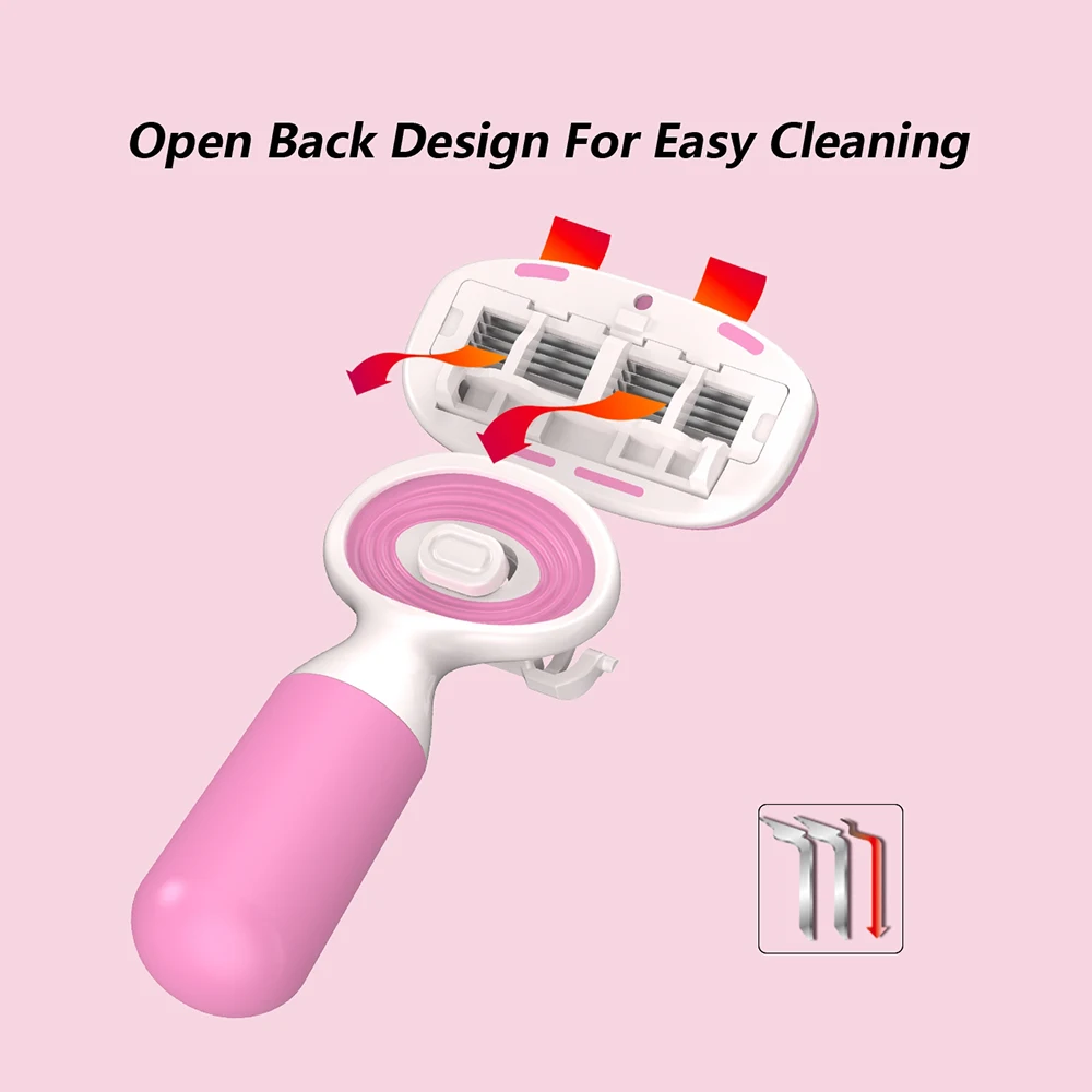 GOODMAX Custom Body Women Bikini Razor 5 Blades Portable Pocket Razor for Men Women