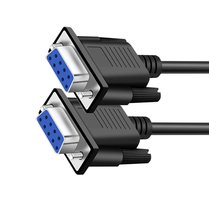 Shenzhen Straight through DB9 Serial Cable 9Pin RS232 Serial Cable Male to Female PC Converter Extension Cable 1.5m 3m