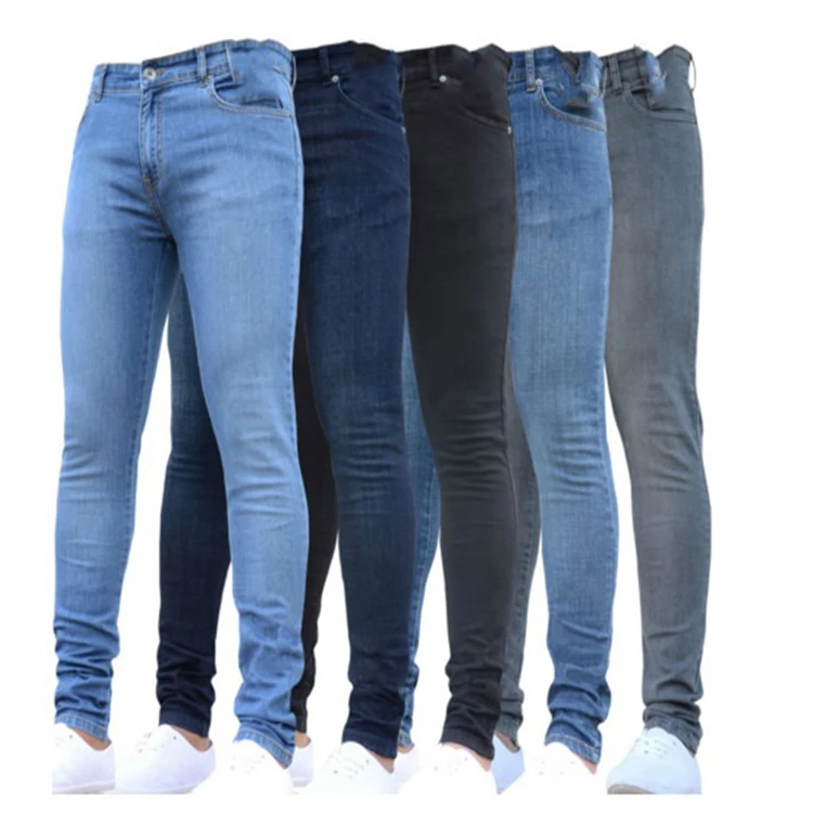 2021 Manufacturer Male New Fashion Casual Jeans Pants Designing Slim Skinny Men Jeans