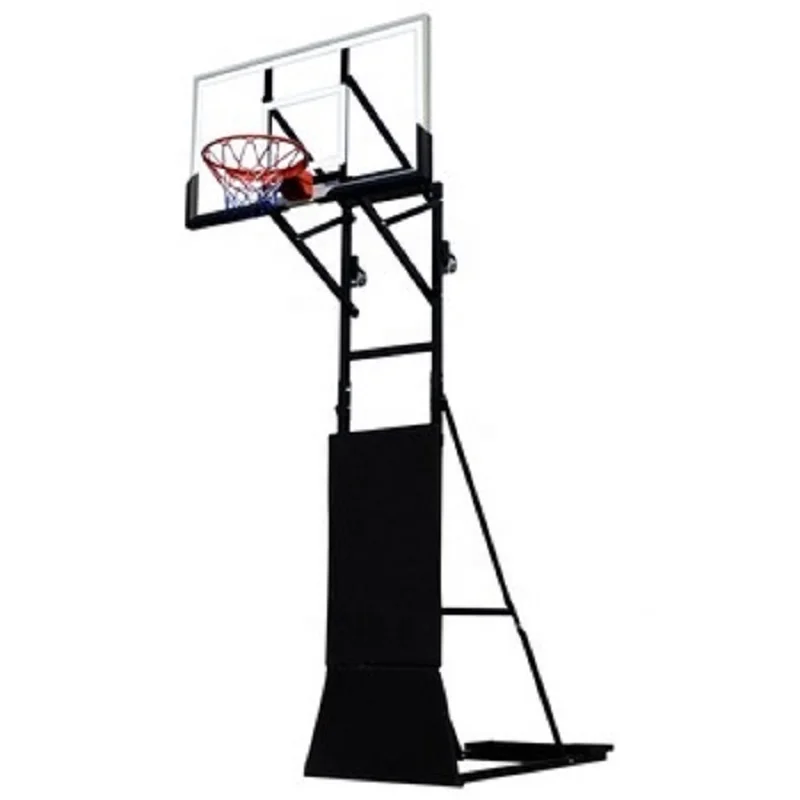 Classic Style Height Adjustable Portable Basketball Hoop System for Adult Training