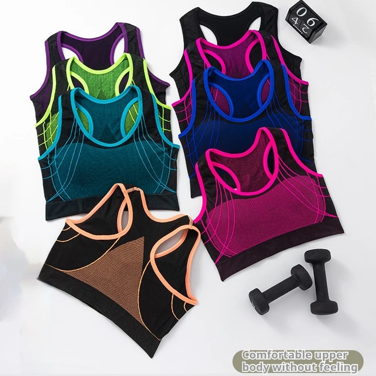 women sportwear fitness & yoga wear gym wear women ropa deportiva mujer Yoga Top Sports Bras crop tops for women