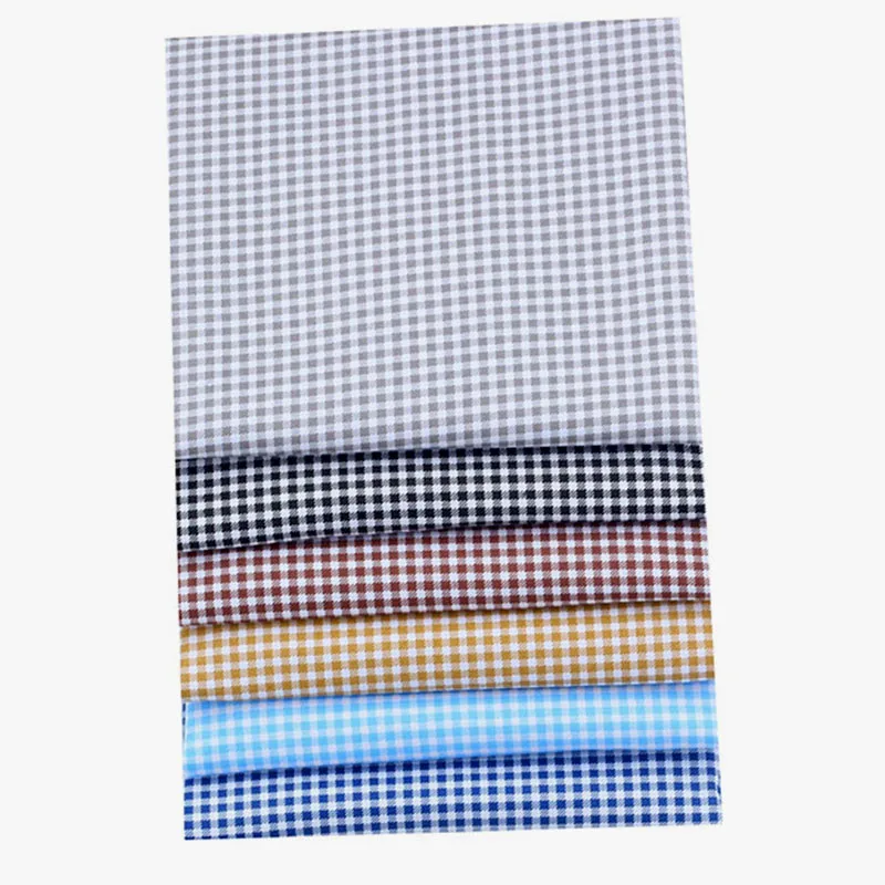 Selling Various Colors Printed Plaid Twill Fabric Cotton Fabric