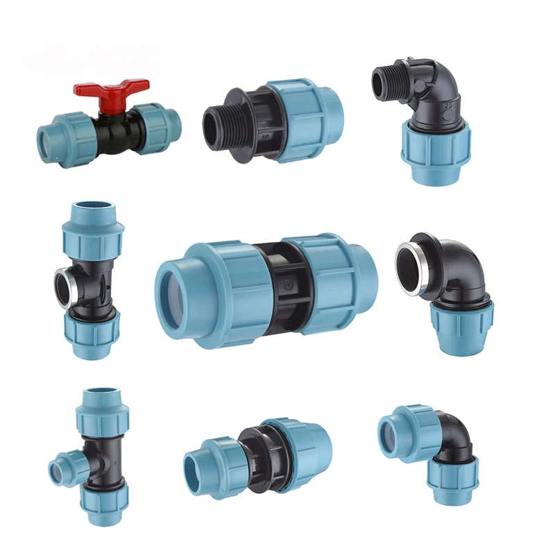 PN16 PP Compression Fittings coupling for Water Supply Irrigation HDPE Fittings