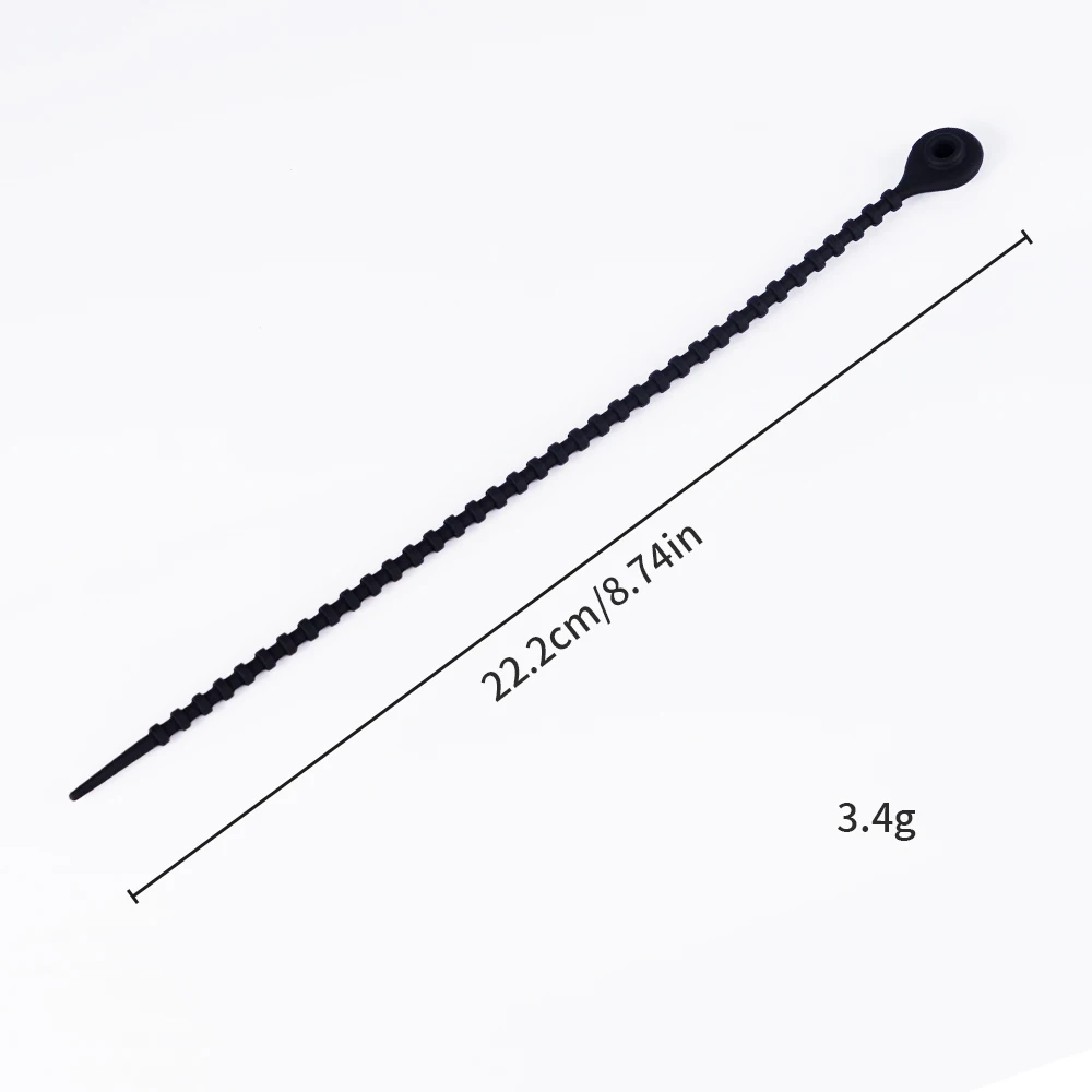 Multi Purpose Hot Selling Silicone Cable Tie Flexible Organizer Cable Ties Binding Cord Straps