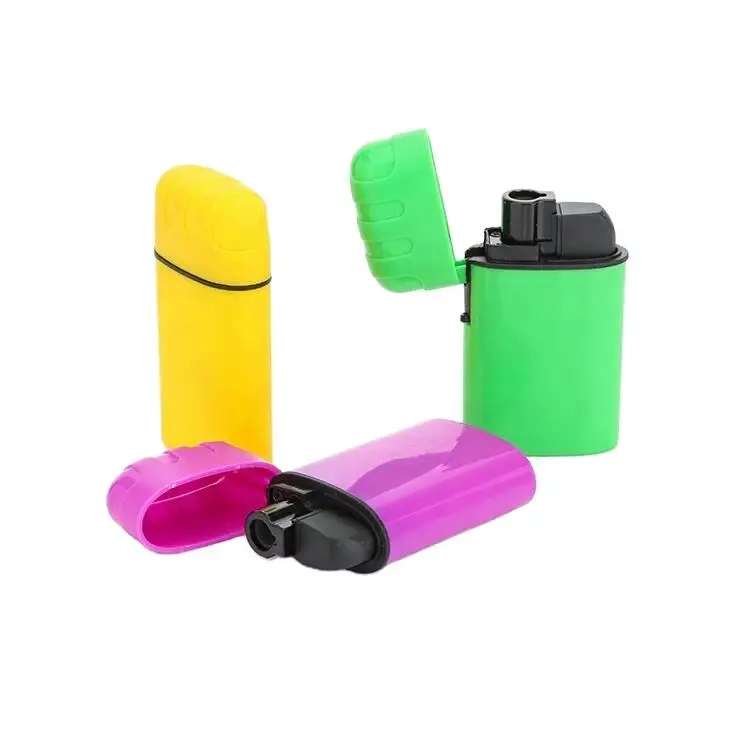 Оптовая продажа дешевая газовая зажигалка для курения струйная с цветным пламенем