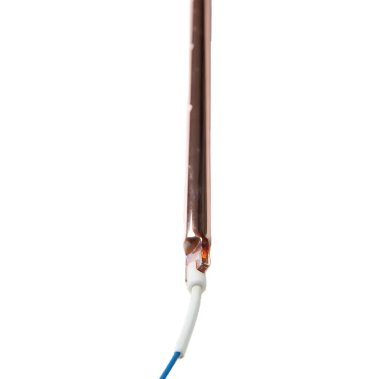 Length 355mm 2000 watt IR Wave shortwave golden tube heating element infrared heat IR lamp
