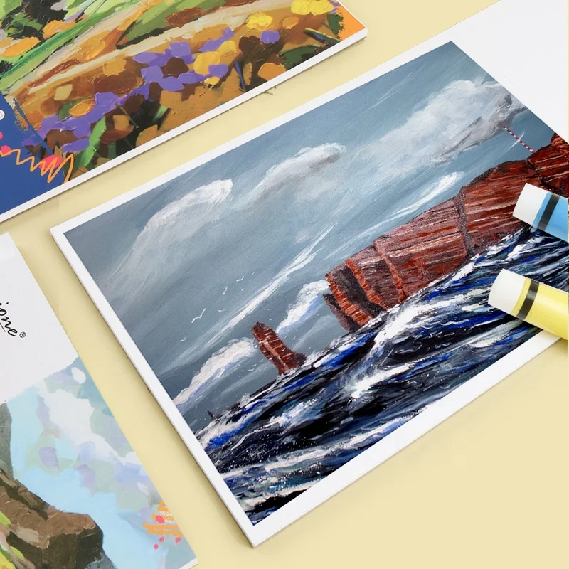 Giorgione A3/A4/A5 Premium Acrylic Pad 20 Sheets Painting & Drawing Pad with Thick 200G Paper for Acrylic Oil Painting & Drawing