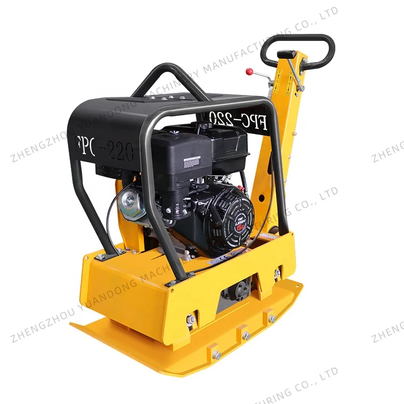 Two Way Reversible Vibratory Plate Compactor Compacting Asphalt Sand Cement Road Vibrating Tamping Compactor