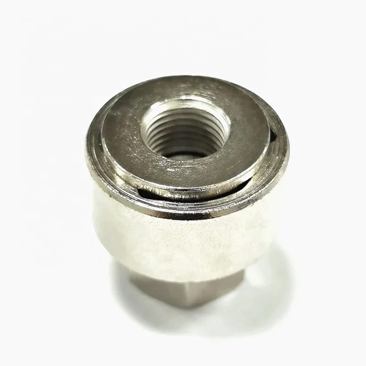 Customized Machining Stainless Steel Three Grooves Anti Theft Safety Nuts M8 Bicycle Security Lock Nuts