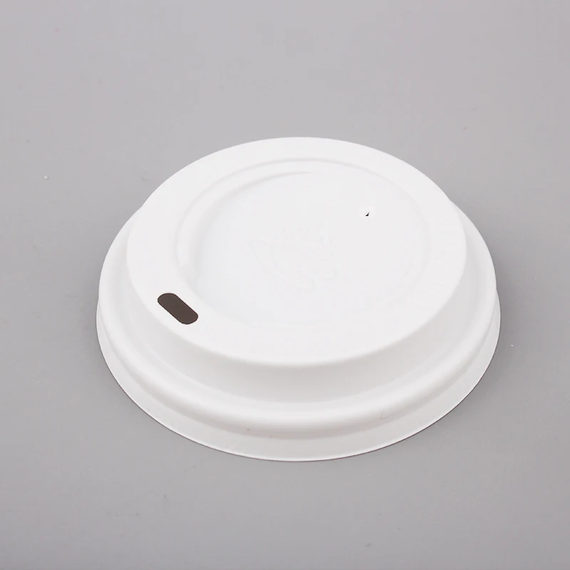 China Factory Manufacture paper coffee cup lids cover disposable white 6/7oz coffee lids