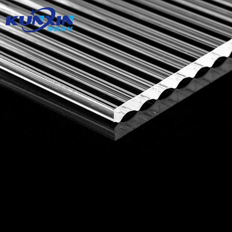 China Custom Silk Screen Printing Wall Panels 3.0Mm 5.0Mm Clear Reeded Acrylic
