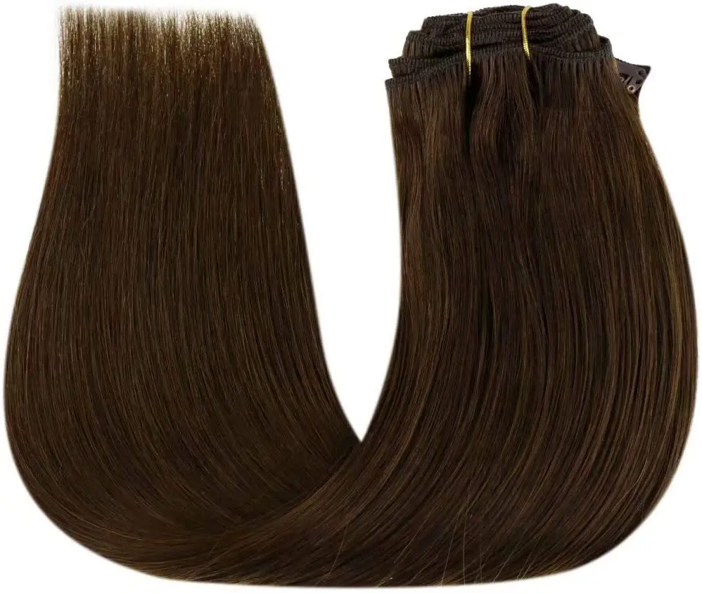 Remy Clip In Hair Extension Double Drawn Clip In Hair Extensions 100% Human Hair Cuticle Aligned
