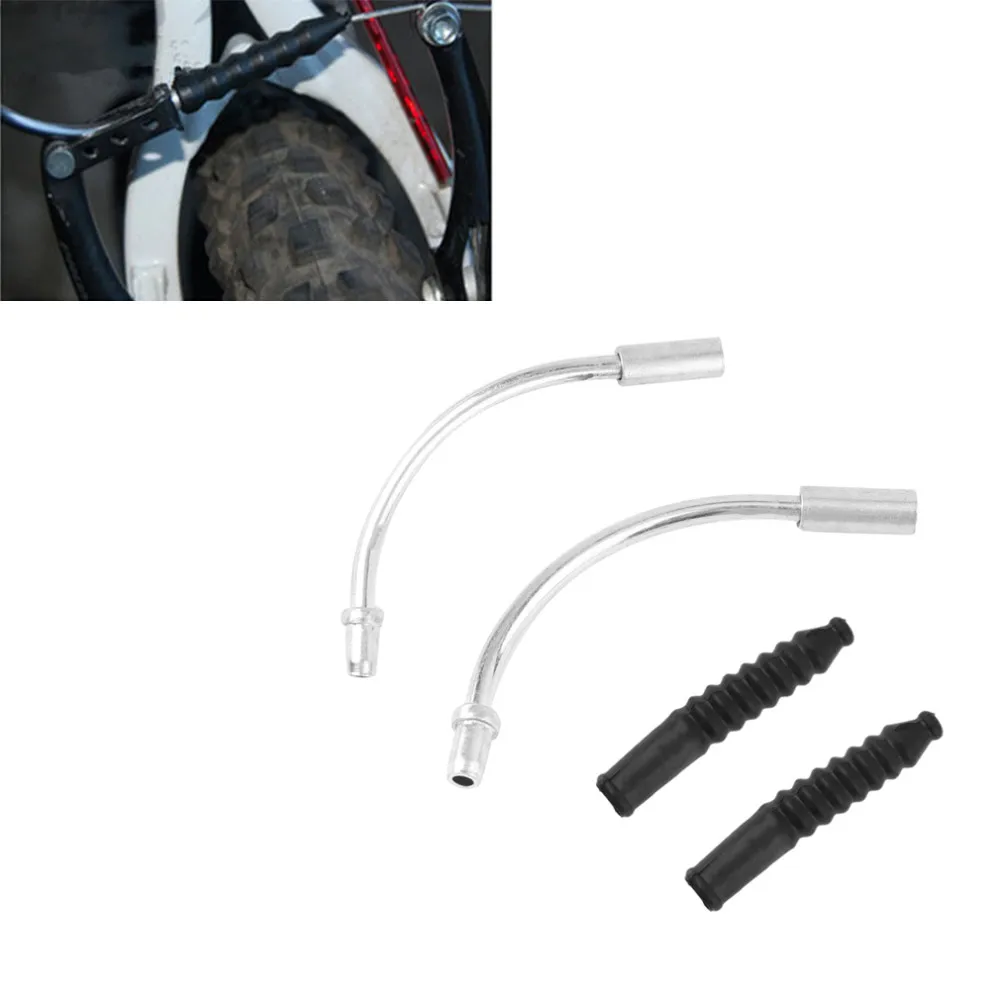 2Pair of Brake Cable Guide Pipe Plastic Boots Bicycle Folding Bike