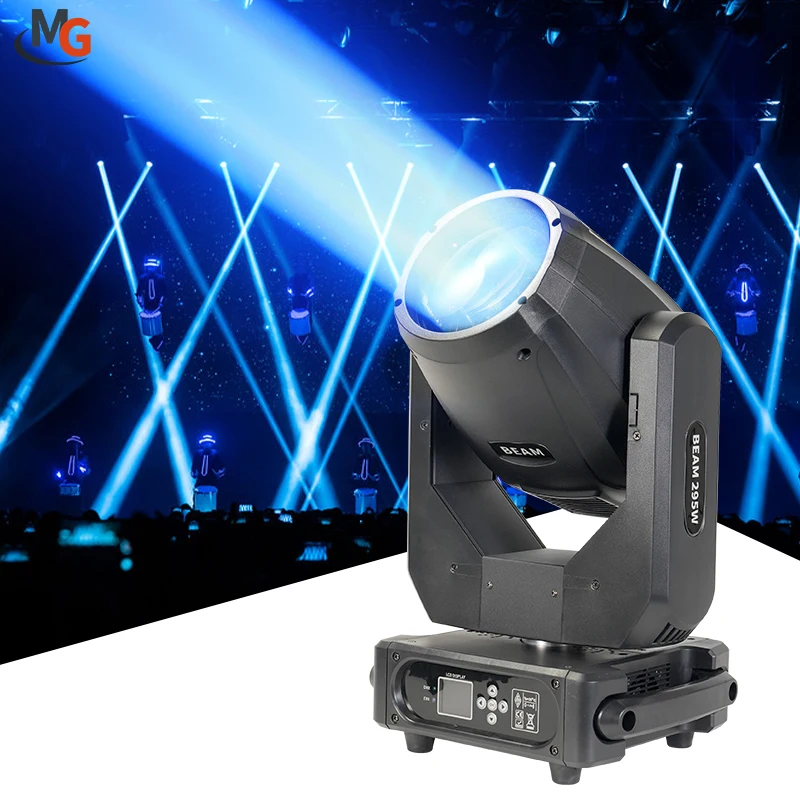 Mglight 295W Sharpy Beam 295 9R Wide Beam Light Prism Moving Head Beam Light for DJ Disco Wedding Stage