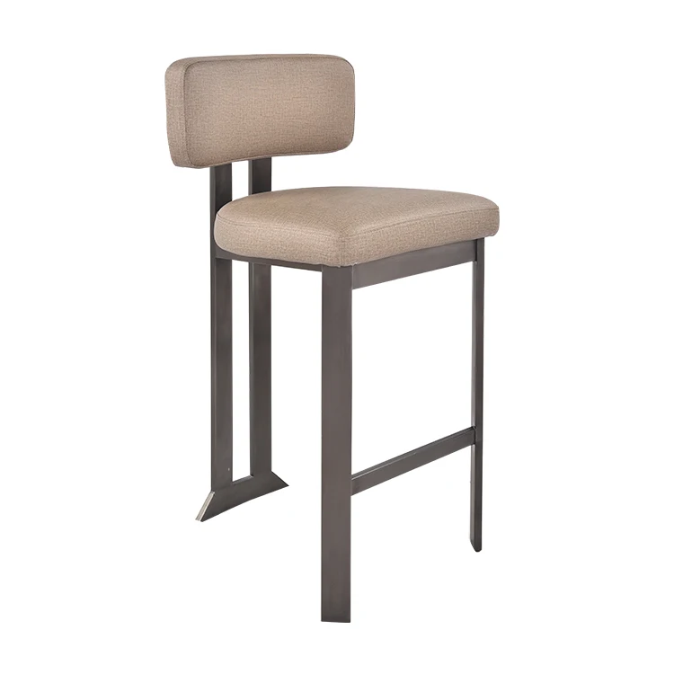 Hot Sale Industrial Gold Metal Bar Stool Counter Stool High Stools Leather Leisure Lounge Chair For Home