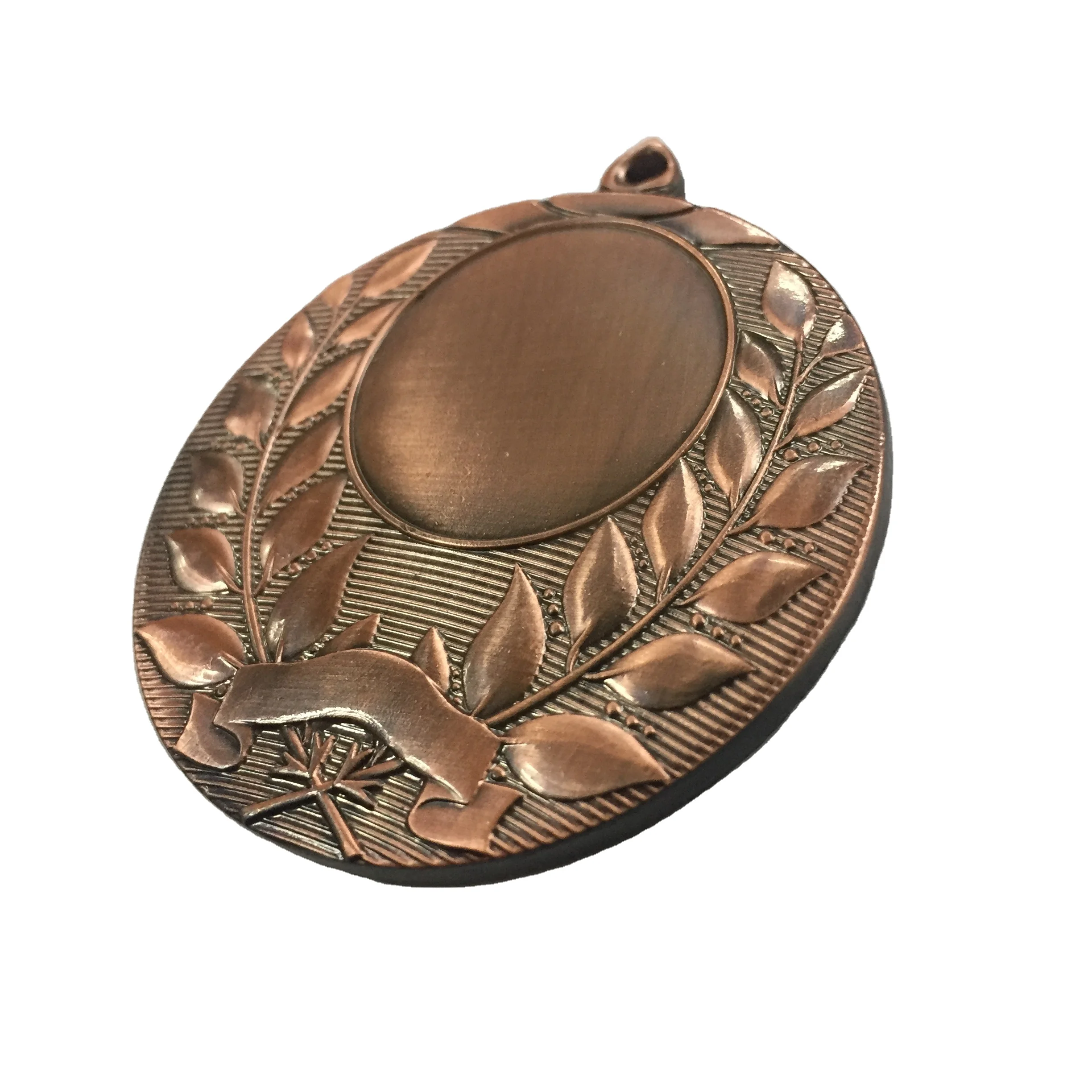 Design your logo antique copper plating Custom metal medal