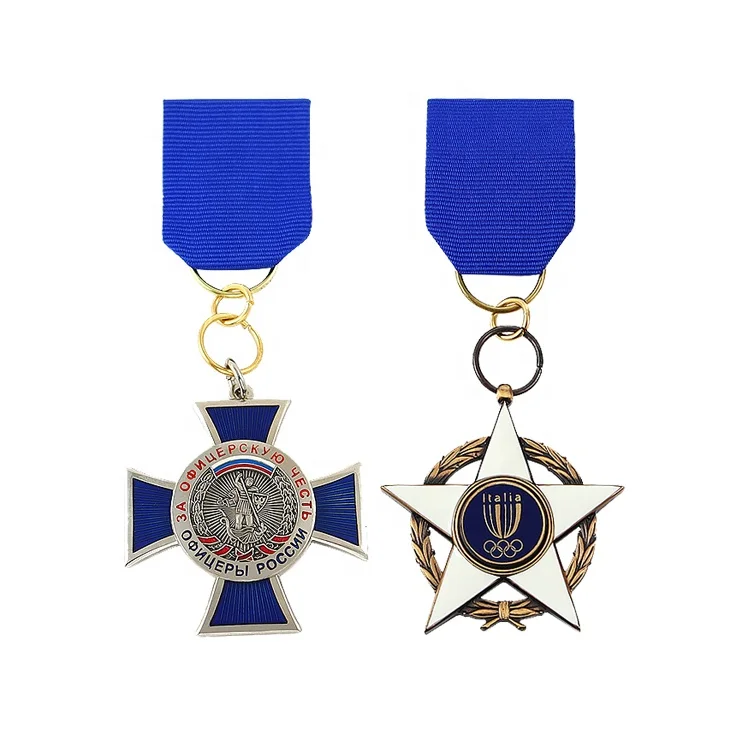 milatery medals made in china brave manufacturer bespoke square medals for decoration