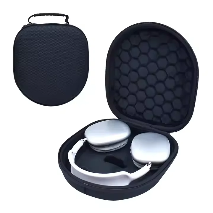 Custom Durable EVA Over-Ear Travel Case Skullcandy/JBLs/Bose/Sony Headphones Zipper Storage Bag Silk Leather PU PC Hard Options