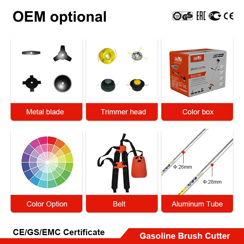 CE EPA Grass Cutter Nylon String Trimmer Line Spare Parts Head for Brush Cutter